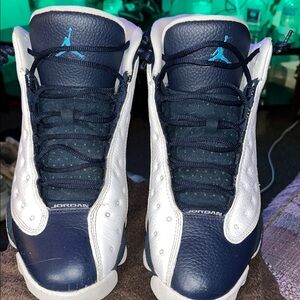 Jordan Athletic Shoes - Navy and White